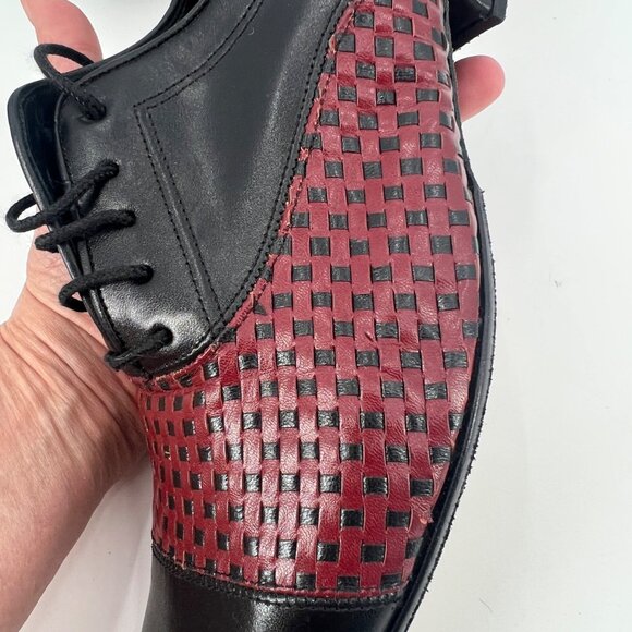 Suipacha 256 Tango Professional Dance Shoes Leather Sole‎ Cap Toe Woven Size 9 - Picture 10 of 12